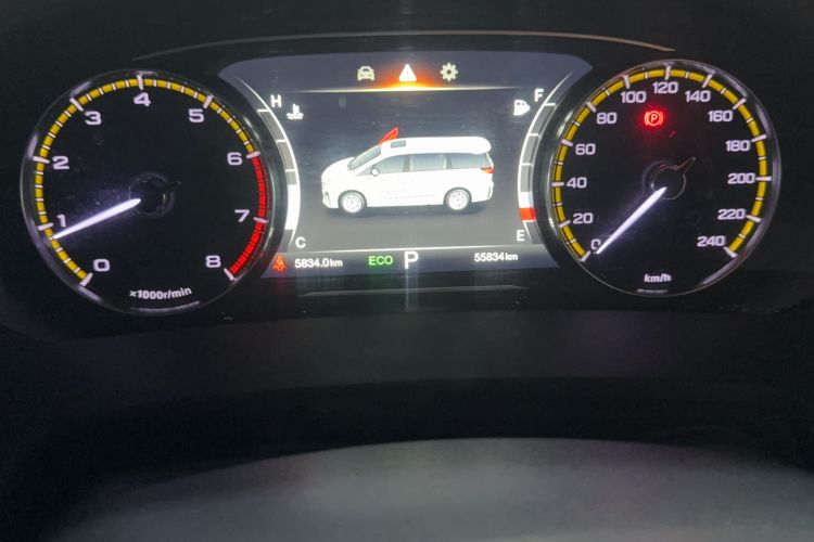 Used GAC Trumpchi M8 2023 Lingxiu Series 390T Deluxe Edition Odometer Close Up