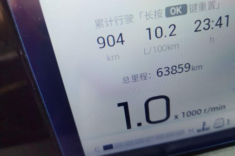 Used GAC Trumpchi M8 2023 Zongshi Series 400T Flagship Edition Odometer Close Up
