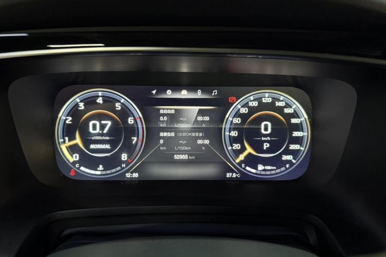 Used GAC Trumpchi M8 2023 Lingxiu Series 390T Prestige Edition Odometer Close Up