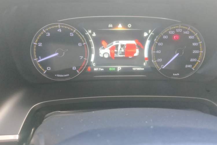 Used GAC Trumpchi M8 2023 Lingxiu Series 390T Luxury Edition Odometer Close Up