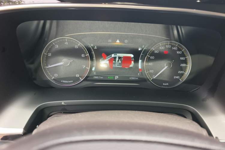Used GAC Trumpchi M8 2023 Lingxiu Series 390T Luxury Edition Odometer Close Up