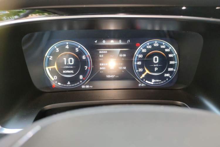 Used GAC Trumpchi M8 2023 Lingxiu Series 390T Prestige Edition Odometer Close Up
