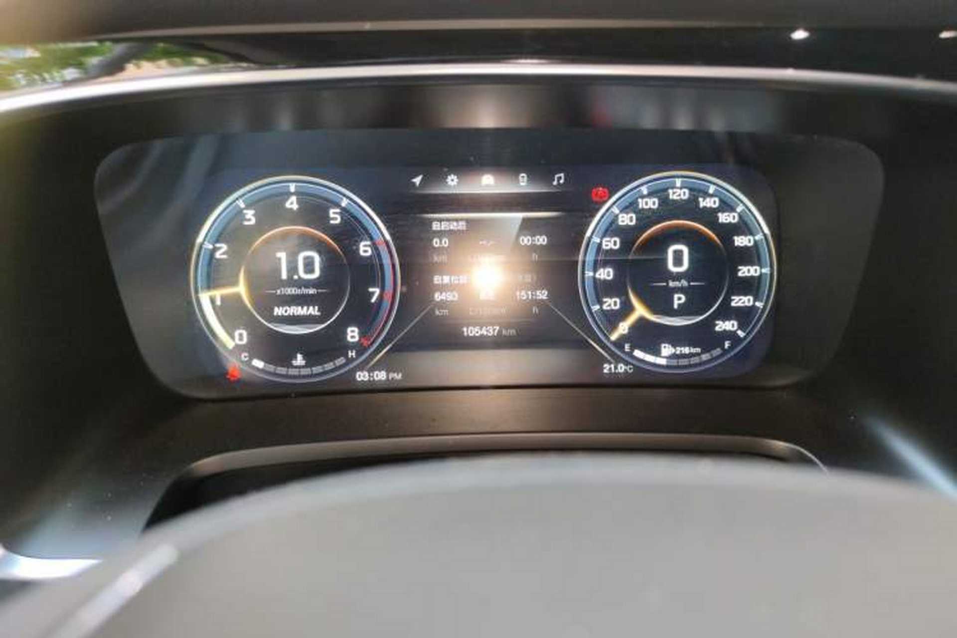 Used GAC Trumpchi M8 2023 Lingxiu Series 390T Prestige Edition Odometer Close Up