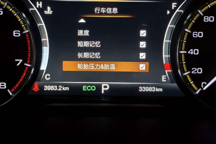 Used GAC Trumpchi M8 2023 Lingxiu Series 390T Luxury Edition Odometer Close Up