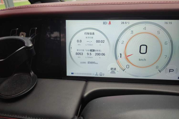 Used GAC Trumpchi M8 2023 Zongshi Series 400T Flagship Edition Odometer Close Up