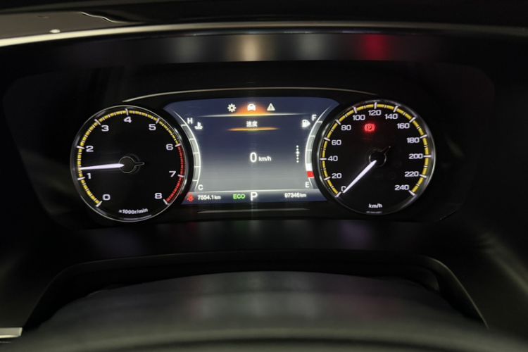 Used GAC Trumpchi M8 2023 Lingxiu Series 390T Deluxe Edition Odometer Close Up