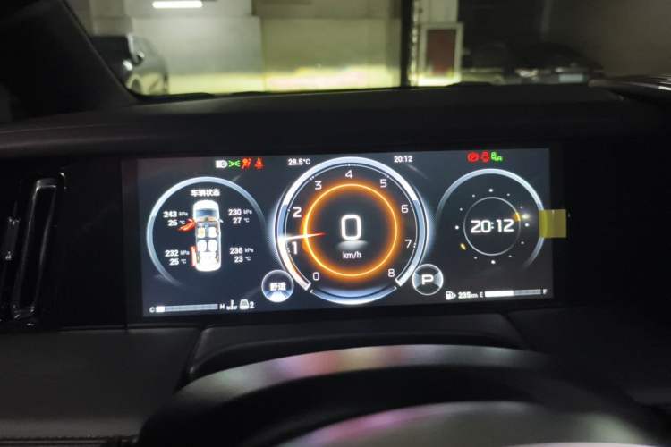 Used GAC Trumpchi M8 2024 Master Series 400T Ultimate Edition Instrument Cluster