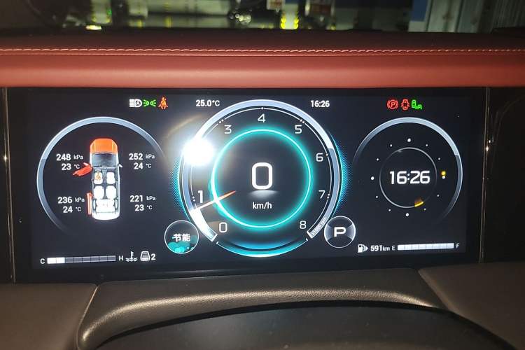 Used GAC Trumpchi M8 2024 Zongshi Series 400T Pioneer Edition Instrument Cluster