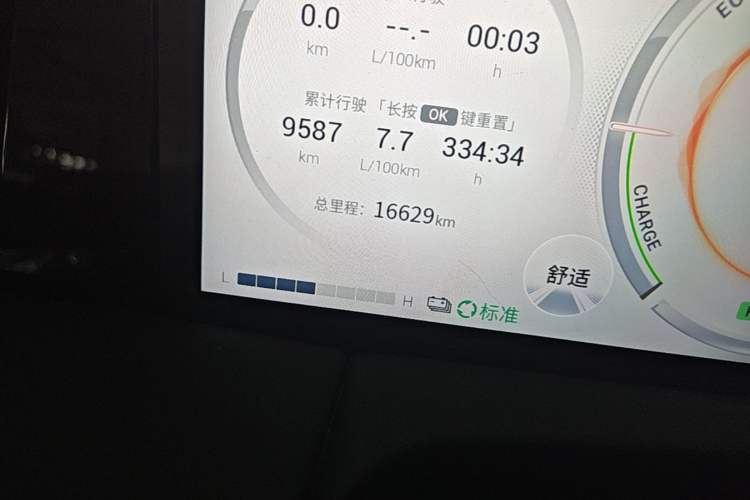 Used GAC Trumpchi M8 2024 Master Series Super Hybrid Edition Odometer Close Up