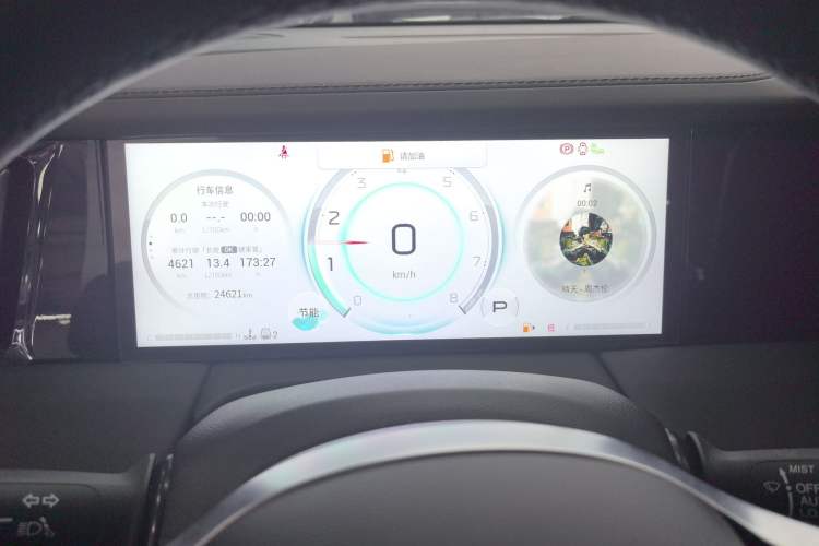 Used GAC Trumpchi M8 2024 Master Series 400T Ultimate Edition Odometer Close Up