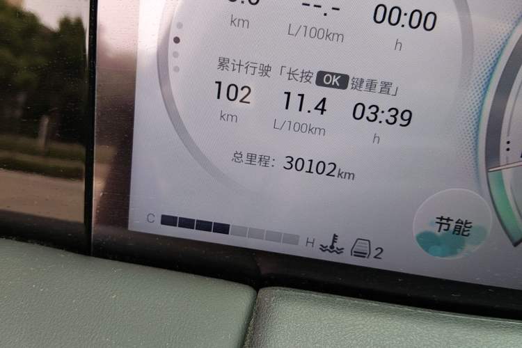 Used GAC Trumpchi M8 2024 Master Series 400T Prestige Edition Odometer Close Up