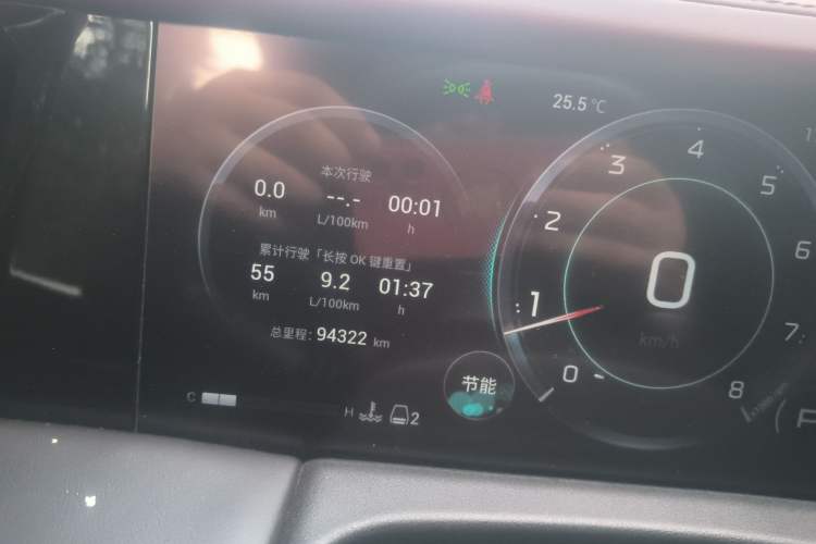 Used GAC Trumpchi M8 2024 Zongshi Series 400T Pioneer Edition Odometer Close Up