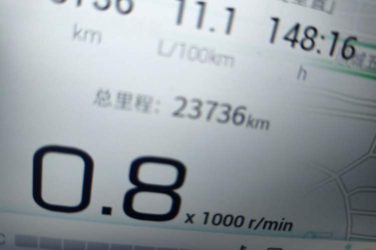 Used GAC Trumpchi M8 2024 Master Series 400T Ultimate Edition Odometer Close Up