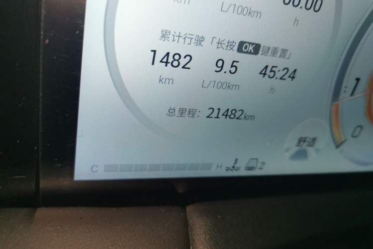 Used GAC Trumpchi M8 2024 Master Series 400T Ultimate Edition Odometer Close Up