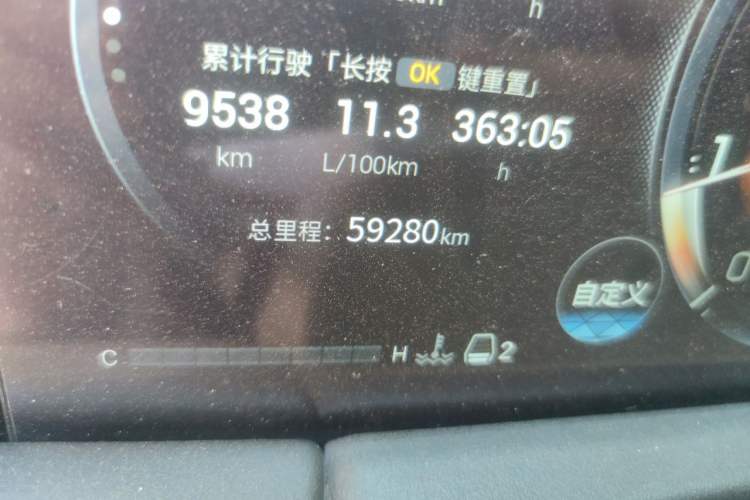 Used GAC Trumpchi M8 2024 Master Series 400T Prestige Edition Odometer Close Up