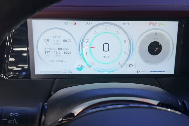 Used GAC Trumpchi M8 2024 Zongshi Series 400T Ultimate Edition Odometer Close Up