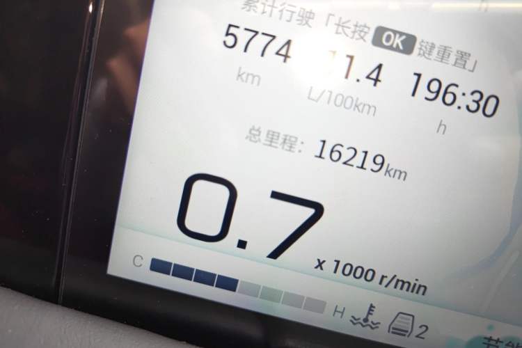 Used GAC Trumpchi M8 2024 Zongshi Series 400T Ultimate Edition Odometer Close Up