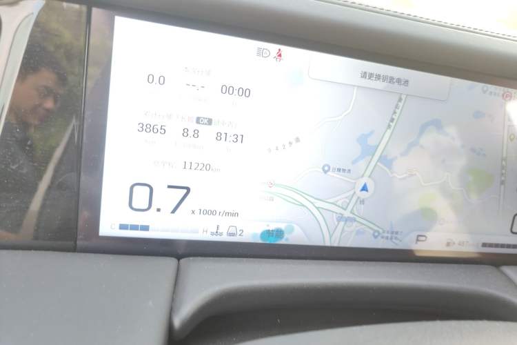Used GAC Trumpchi M8 2024 Zongshi Series 400T Pioneer Edition Odometer Close Up