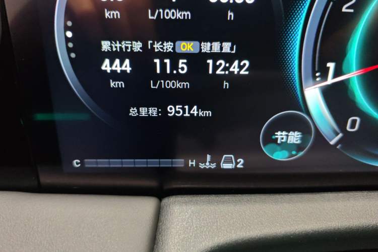 Used GAC Trumpchi M8 2024 Master Series 400T Ultimate Edition Odometer Close Up