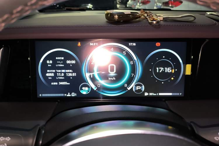 Used GAC Trumpchi M8 2024 Master Series 400T Prestige Edition Instrument Cluster