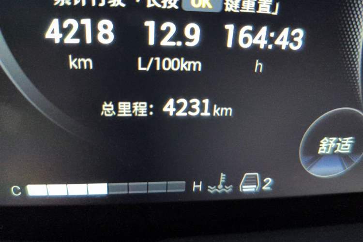 Used GAC Trumpchi M8 2024 Master Series 400T Prestige Edition Odometer Close Up
