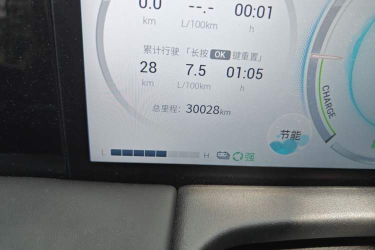 Used GAC Trumpchi M8 2024 Master Series Super Hybrid Edition Odometer Close Up