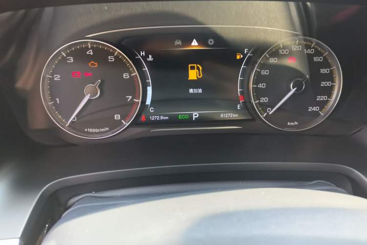 Used GAC Trumpchi M8 2024 Lingxiu Series 390T Luxury Edition Odometer Close Up