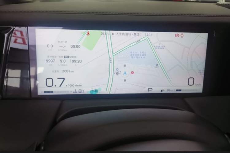 Used GAC Trumpchi M8 2024 Master Series 400T Prestige Edition Odometer Close Up