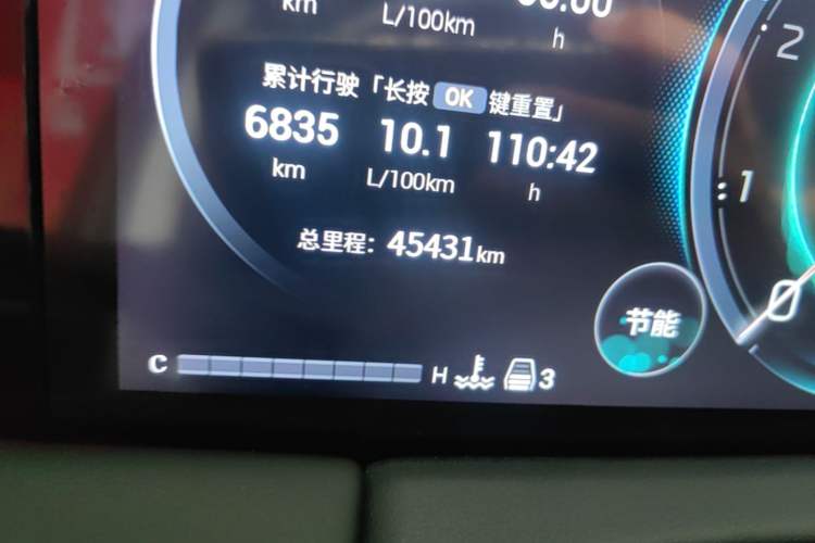 Used GAC Trumpchi M8 2024 Master Series 400T Prestige Edition Odometer Close Up
