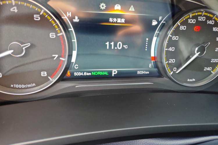 Used GAC Trumpchi M8 2024 Lingxiu Series 390T Deluxe Edition Odometer Close Up