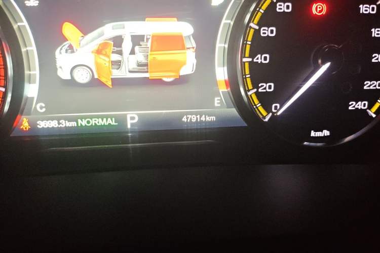 Used GAC Trumpchi M8 2024 Lingxiu Series 390T Luxury Edition Odometer Close Up