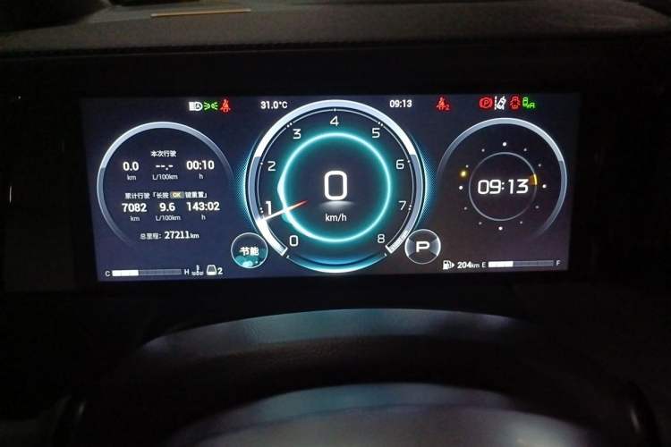 Used GAC Trumpchi M8 2024 Master Series 400T Ultimate Edition Odometer Close Up