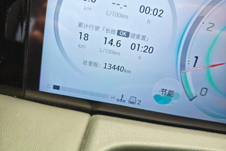 Used GAC Trumpchi M8 2024 Zongshi Series 400T Ultimate Edition Odometer Close Up
