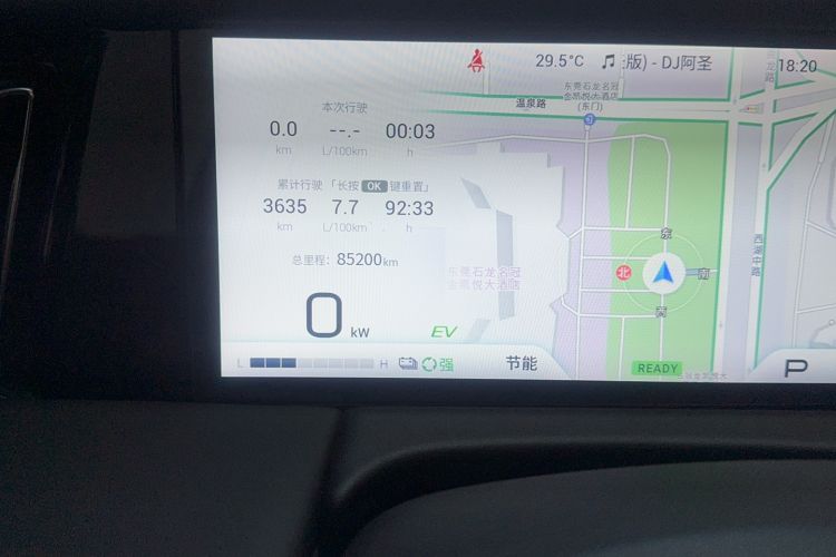 Used GAC Trumpchi M8 2024 Master Series Super Hybrid Edition Odometer Close Up