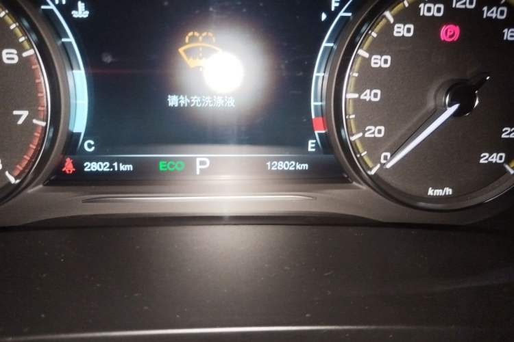 Used GAC Trumpchi M8 2024 Lingxiu Series 390T Deluxe Edition Odometer Close Up