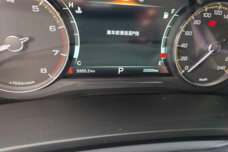 Used GAC Trumpchi M8 2024 Lingxiu Series 390T Luxury Edition Odometer Close Up