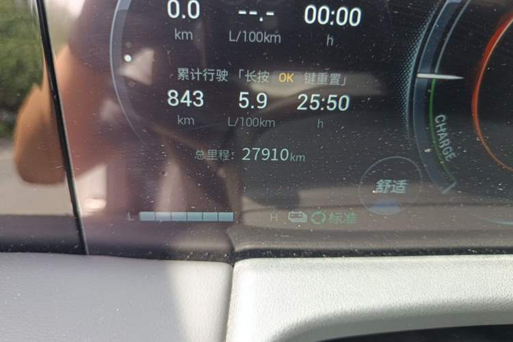 Used GAC Trumpchi M8 2024 Master Series Super Hybrid Edition Odometer Close Up
