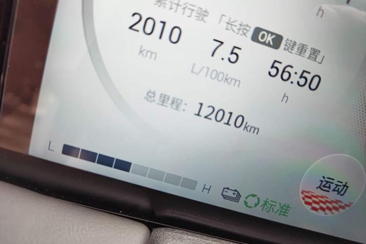 Used GAC Trumpchi M8 2025 Zongshi Series Super Hybrid Edition Odometer Close Up