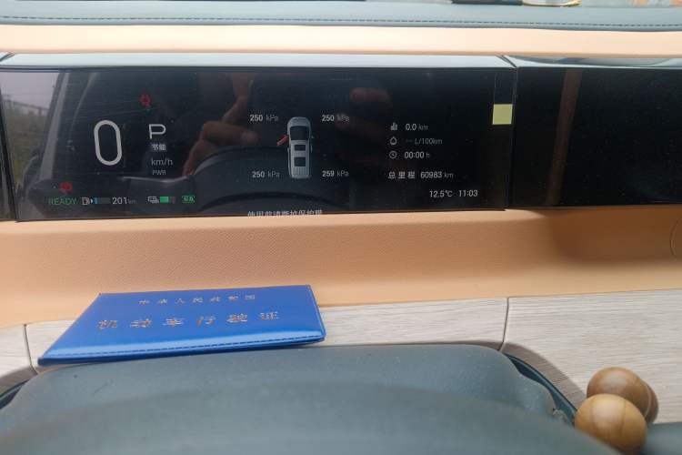 Used GAC Trumpchi E8 2024 Honor Series 2.0L Honor Edition Odometer Close Up