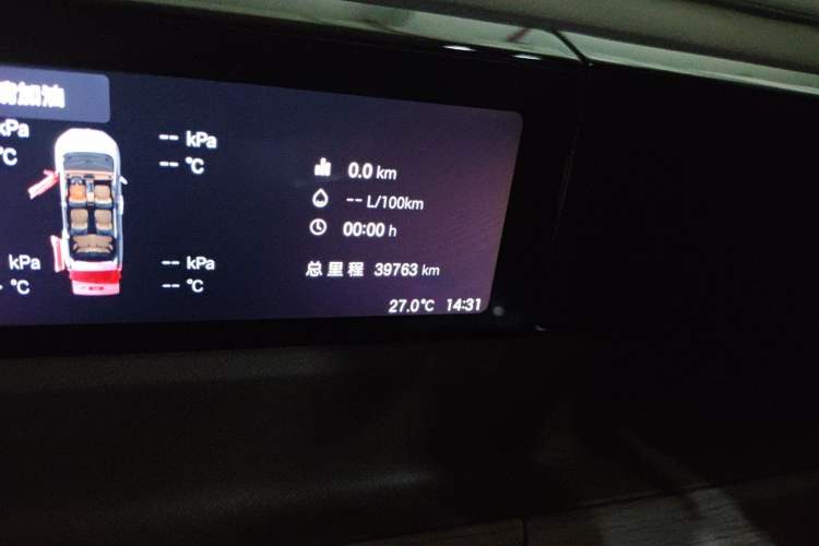 Used GAC Trumpchi E8 2024 Honor Series 2.0L Honor Edition Odometer Close Up