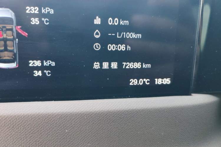 Used GAC Trumpchi E8 2024 Honor Series 2.0L Honor Edition Odometer Close Up