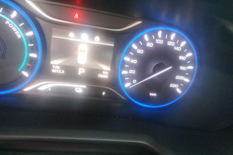 Used GAC Trumpchi GE3 2017 310 Smart Edition Odometer Close Up