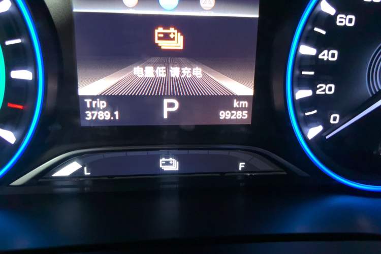 Used GAC Trumpchi GE3 2018 530 Intelligent Edition Odometer Close Up