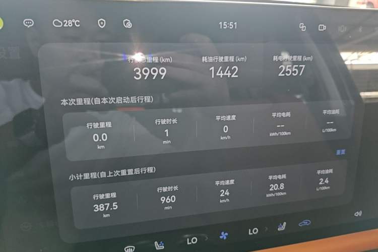 Used GAC Trumpchi S9 2025 Model Qiankun Ultra 6-Seater Instrument Cluster