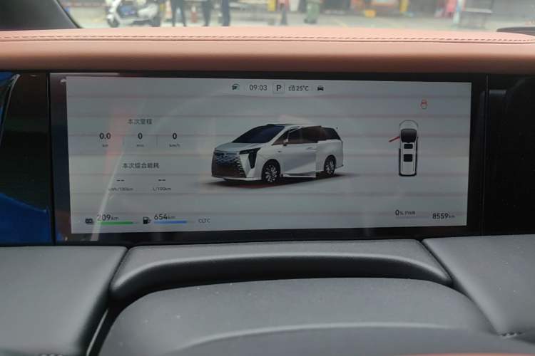 Used GAC Trumpchi Xiangwang M8 2025 Kunkun Series Ultra First-Class Cabin Instrument Cluster