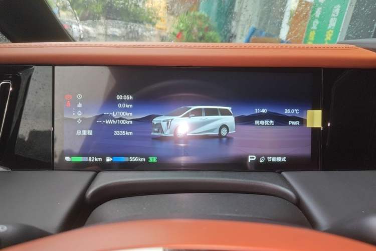 Used GAC Trumpchi Xiangwang M8 2026 Model Zongshi LiDAR Edition Instrument Cluster