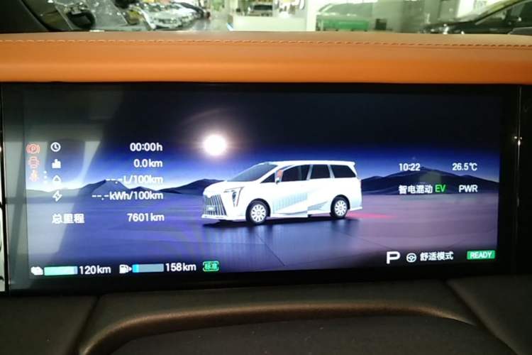 Used GAC Trumpchi Xiangwang M8 2026 Model Zongshi LiDAR Edition Instrument Cluster
