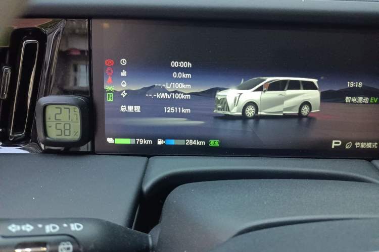 Used GAC Trumpchi Xiangwang M8 2026 Model Zongshi LiDAR Edition Odometer Close Up