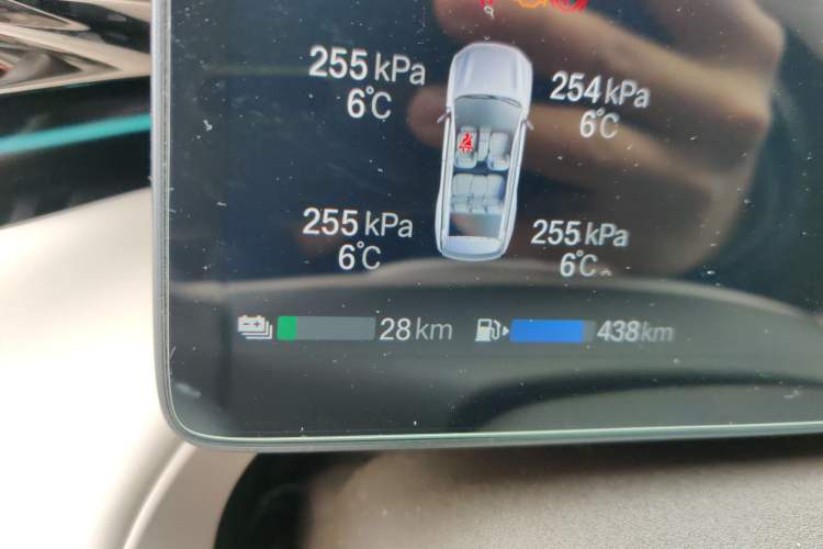 Used GAC Trumpchi Xiangwang S7 2025 180km Ultra All-Wheel Drive LiDAR Edition Odometer Close Up