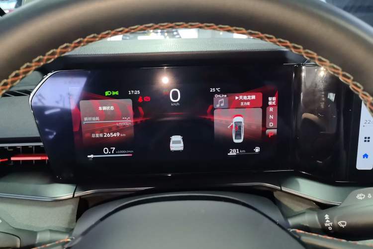 Used Geely Auto Binray 2022 Binrui COOL 1.5T DCT Electric Edition Instrument Cluster